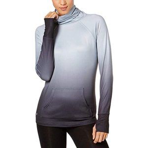 Ideology Essentials Funnel Neck Ombre Pullover Top